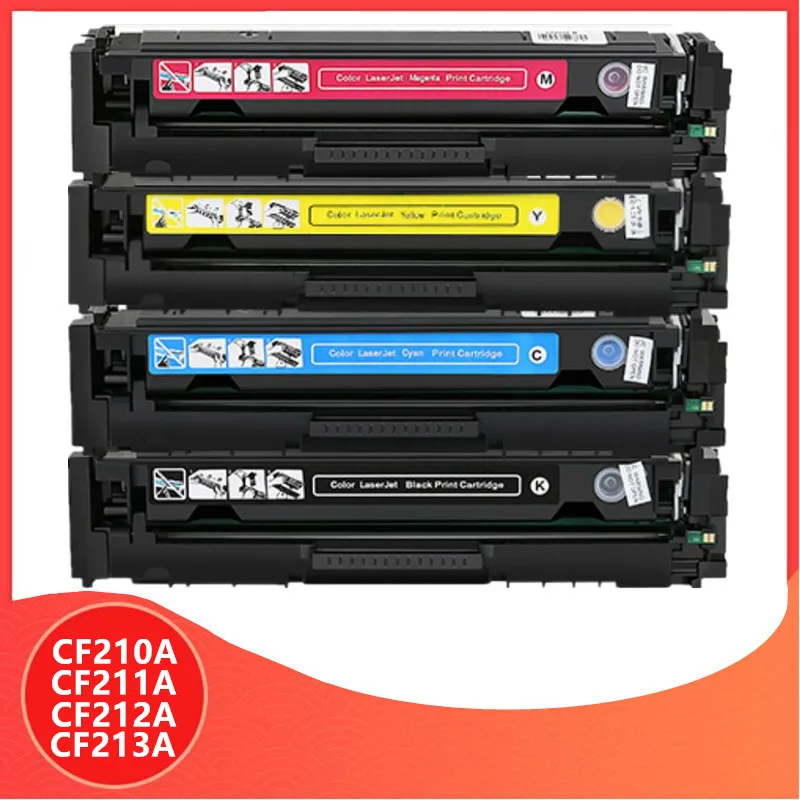 Совместимый картридж с тонером 210A CF210A CF211A CF212A CF213A 131A для принтера HP LaserJet Pro 200 COLOR
