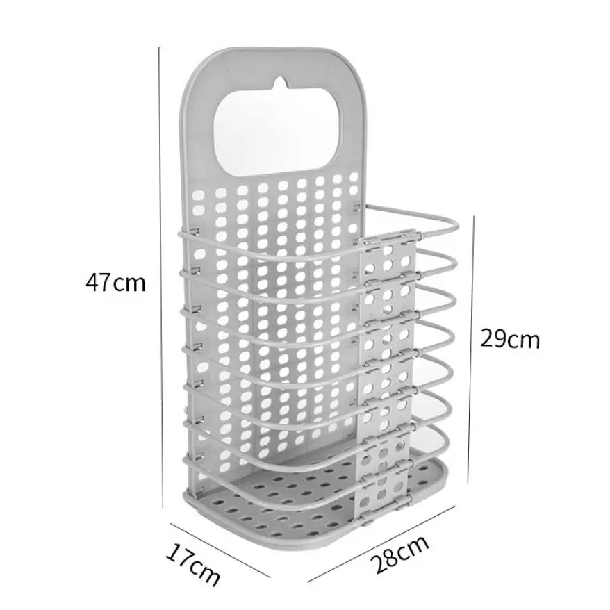 

Folding Laundry Basket Storage Dirty Clothing for Home Bathroom Organizer Container Space Saving Clothing Towels Storage Basket