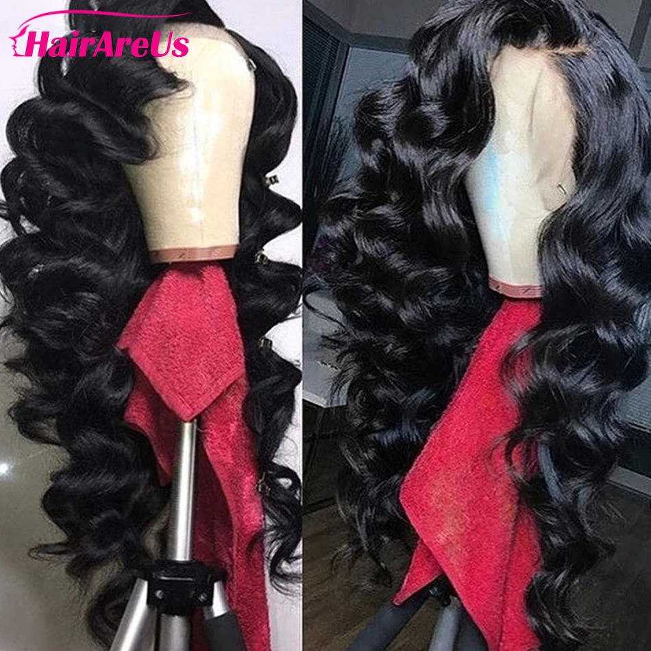 

Loose Wave Lace Human Hair Wigs 4x1 Free Part Lace Wig 150% Density 14 16 Inch Brazilian Lace Closure Wig For Women Pre Plucked