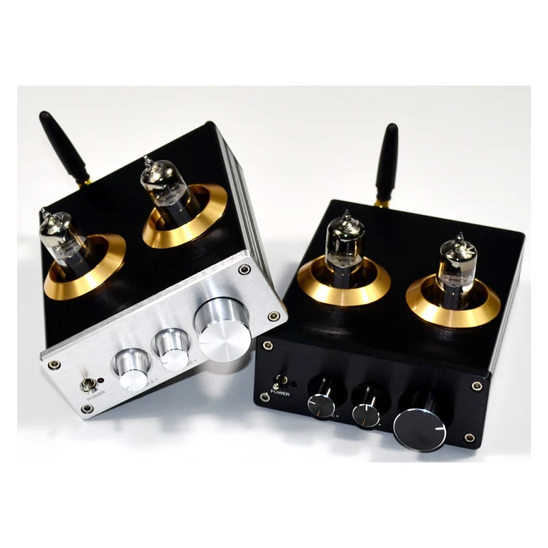 KYYSLB DC 12 В 2A 4,2 5,0 QCC3008 Bluetooth Ламповый усилитель 6J5 тонов ламповый преамп APTX машина с оригинальным NE5532 Op Amp