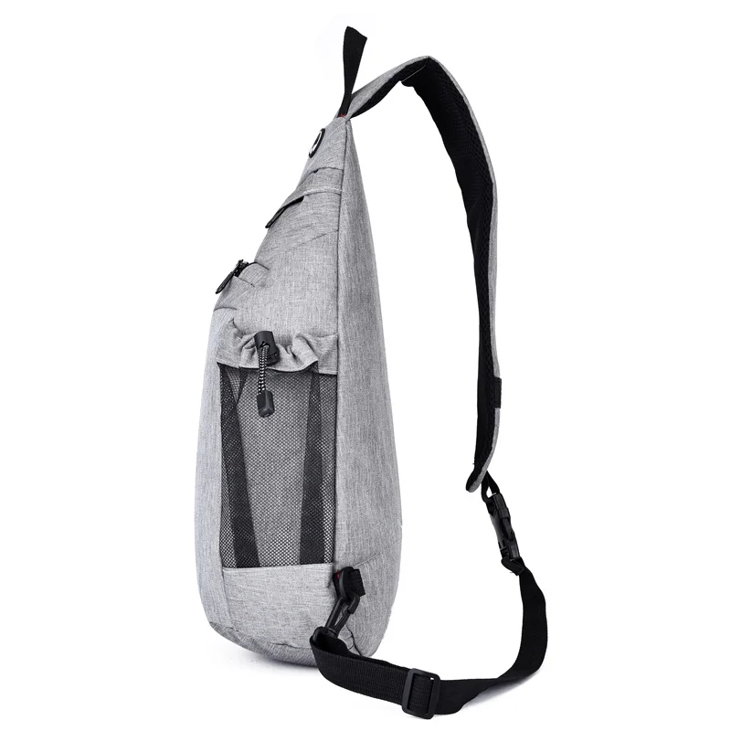 Мужская сумка-слинг Jenyd водонепроницаемая сумка через плечо с usb-портом для