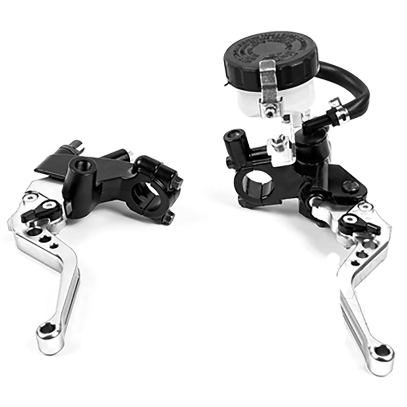 Крышка мотоцикла тормозной рычаг для Monster Er6N Kawasaki Zx6R Gsx S750 Suzuki SV 650 Ninja 300 R15 V3 аксессуары Honda Cbr 600Rr - Цвет: Серебристый