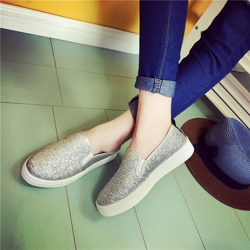 Эспадрильи с блестками для женщин брендовые дизайнерские туфли на плоской