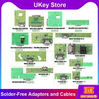 high quality full set 16pcs xhorse solder free adapters and cables xdnpp0ch work with mini prog and key tool plus
