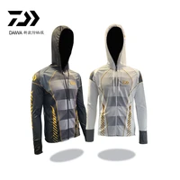 daiwa fishing suit outdoor sunscreen clothing ice silk quick dry sports clothing ride breathable fishing hooded quick drying