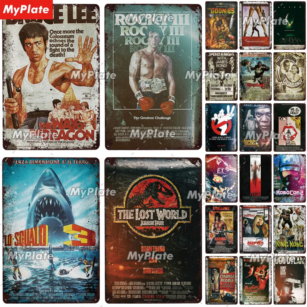 90 е пленочный постер металлическая табличка винтажная Жестяная Табличка с