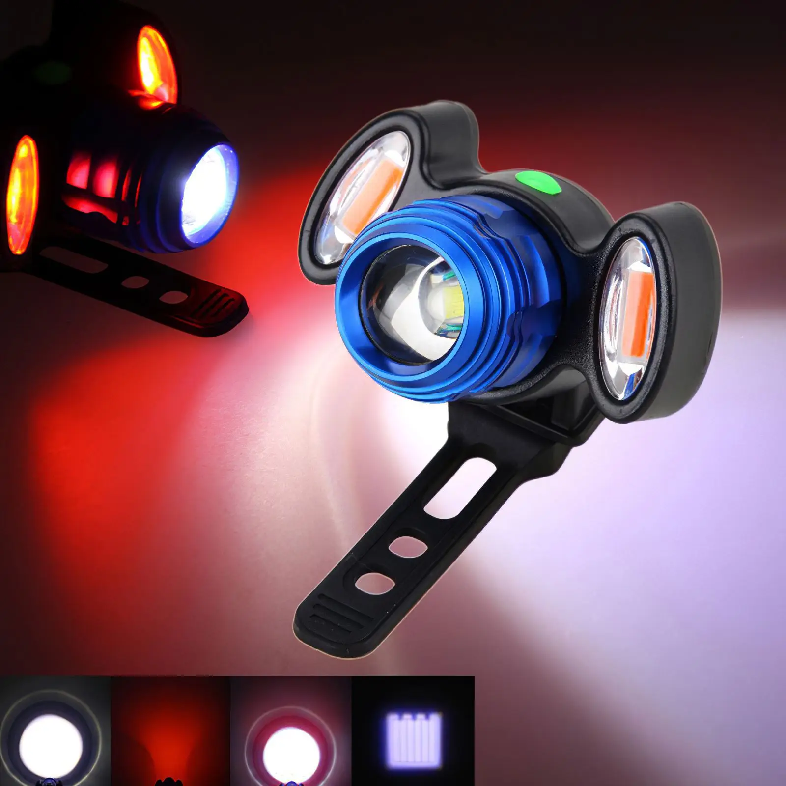 

Waterproof Bike Bicycle Lamp MTB Bicycle Light T6 10W Cycling Headlamp Adjustable Safety Warning Lamp Bike Accessories