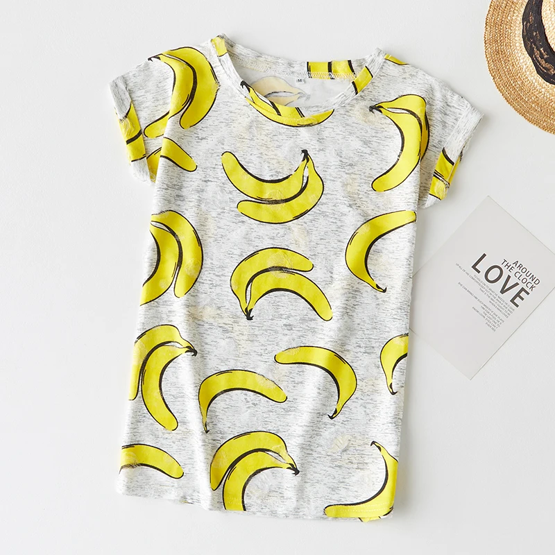 Новая повседневная рубашка с короткими рукавами женская футболка принтом