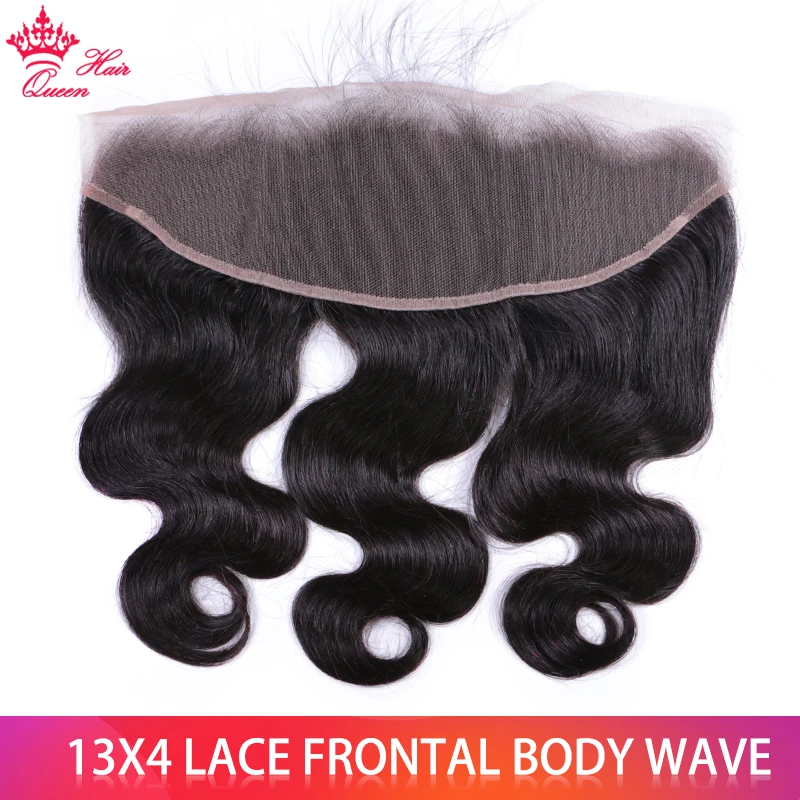 Товары Queen Hair перуанские волнистые фронтальные волосы 100% человеческие 13x4 от уха