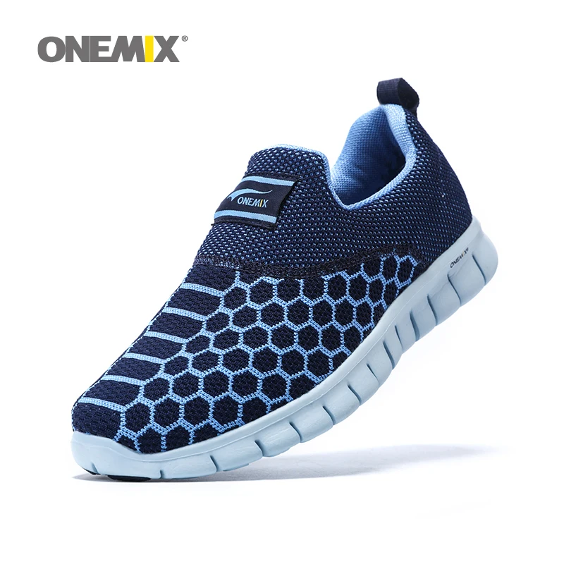 Женская обувь ONEMIX легкие спортивные кроссовки дышащая мягкая сетчатая легкая