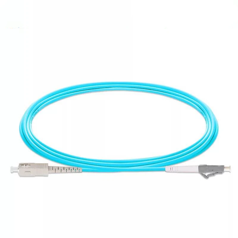 5 шт./лот SC/UPC -LC/UPC OM3 волоконно-оптический патч-корд 10G 50/125 волоконный кабель