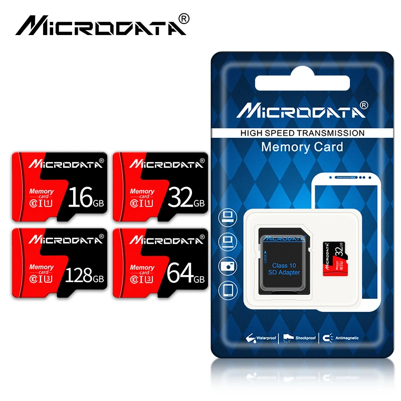 

Promotion micro sd card 32gb class 10 Memory card 4gb 8gb 16gb / 64GB 128GB memory card with reader and adapter Free gift