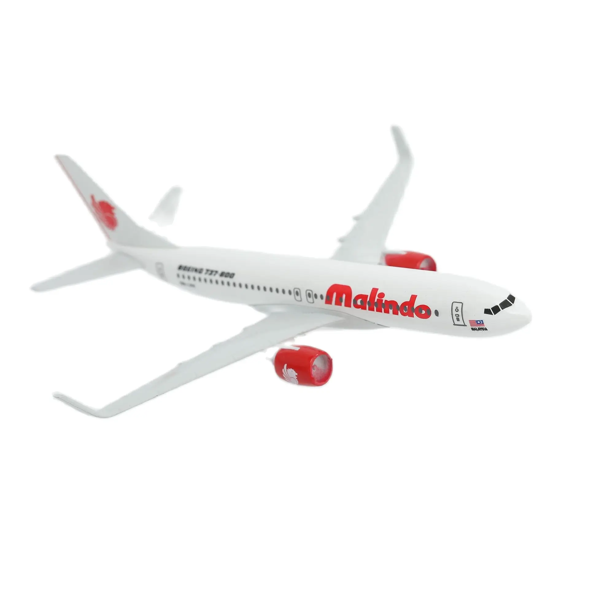 

Malaysia Malindo Airlines Boeing 737 Aircraft Model 6" Metal Airplane Diecast Miniature Collection Toys