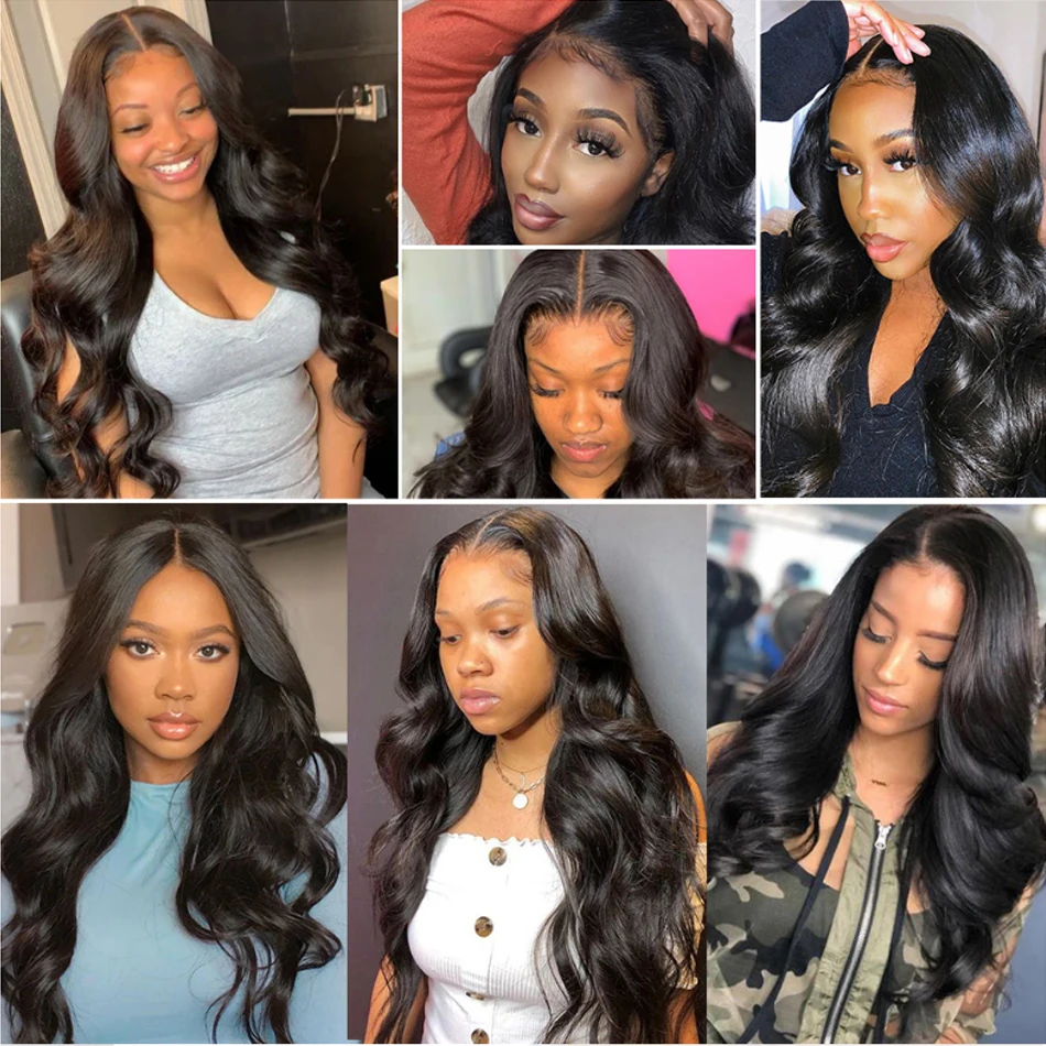 HD Transparent Body Wave Lace Front Human Hair Wigs For Black Women Raw Indian 13x4 13x6 4x4 5x5 Frontal Closure Wig |