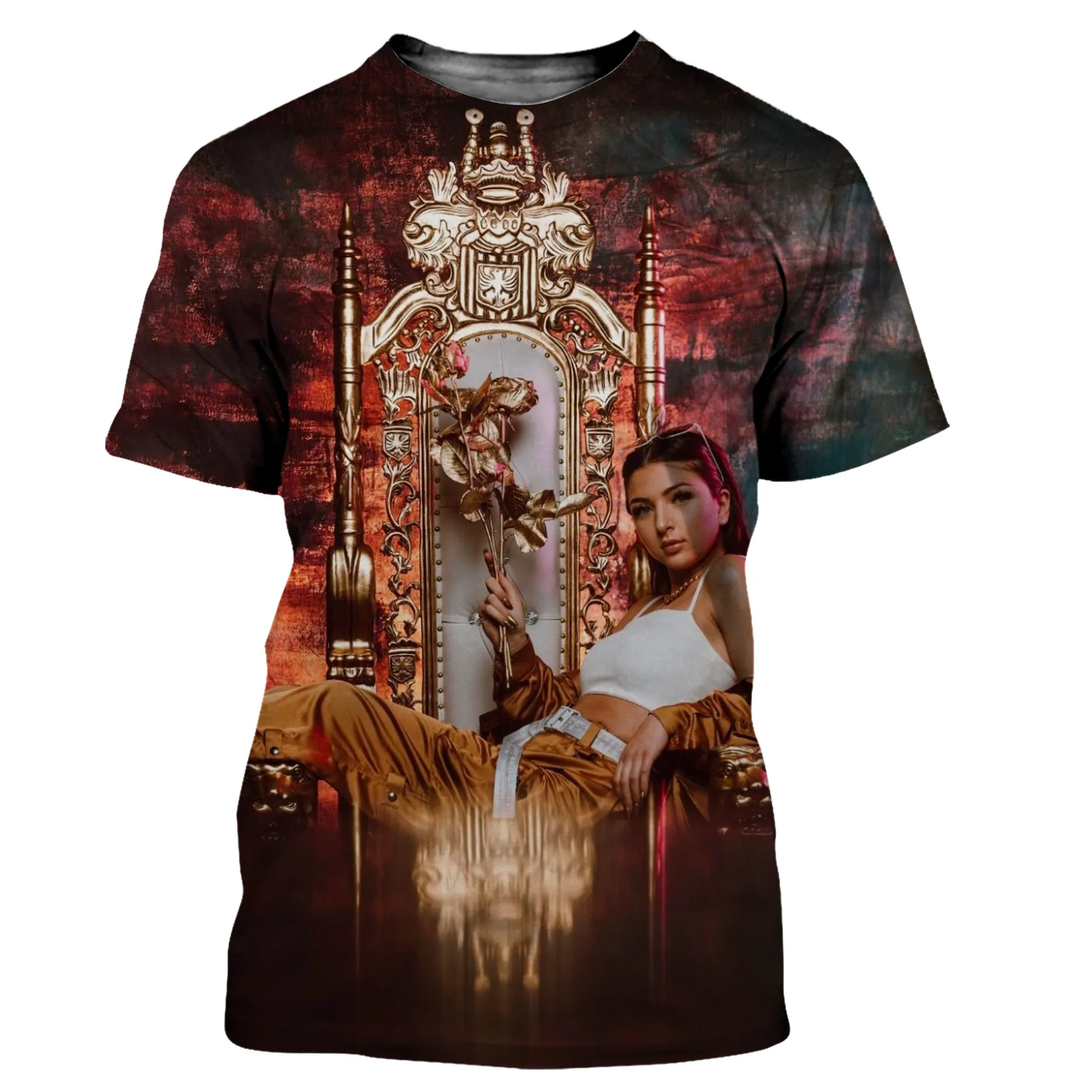 

Hot Sale Singser Eva Queen Men/women New Fashion Cool 3D Printed T-shirts Casual Harajuku Style Tshirt Streetwear Oversize Tops