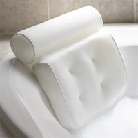 spa bath pillow for bathroom bathtub cushion back headrest anti slip bathing pillow suction cups 3d mesh hot tub accessories