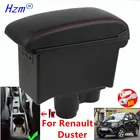 Подлокотник для Renault Duster, коробка для хранения центральной консоли Renault Dacia Duster 2 3  , USB, автомобильные аксессуары 2018 -2021