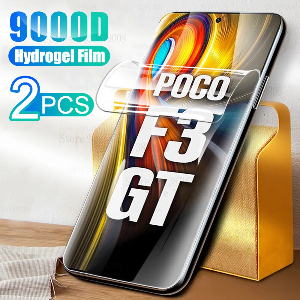 

Гидрогелевая пленка xiomi poco f3 gt 6,67 дюйма для xiaomi poco f3 pocof3 f 3 gt, 2 шт., мягкие Защитные пленки для экрана MZB09C6IN
