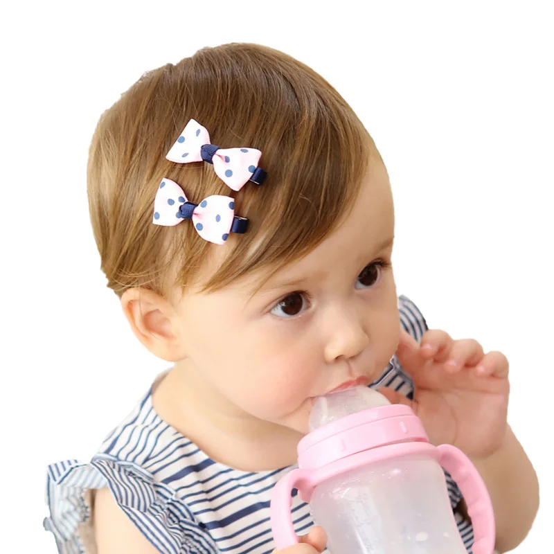 4 шт. новые классические универсальные маленькие заколки для волос с бантом