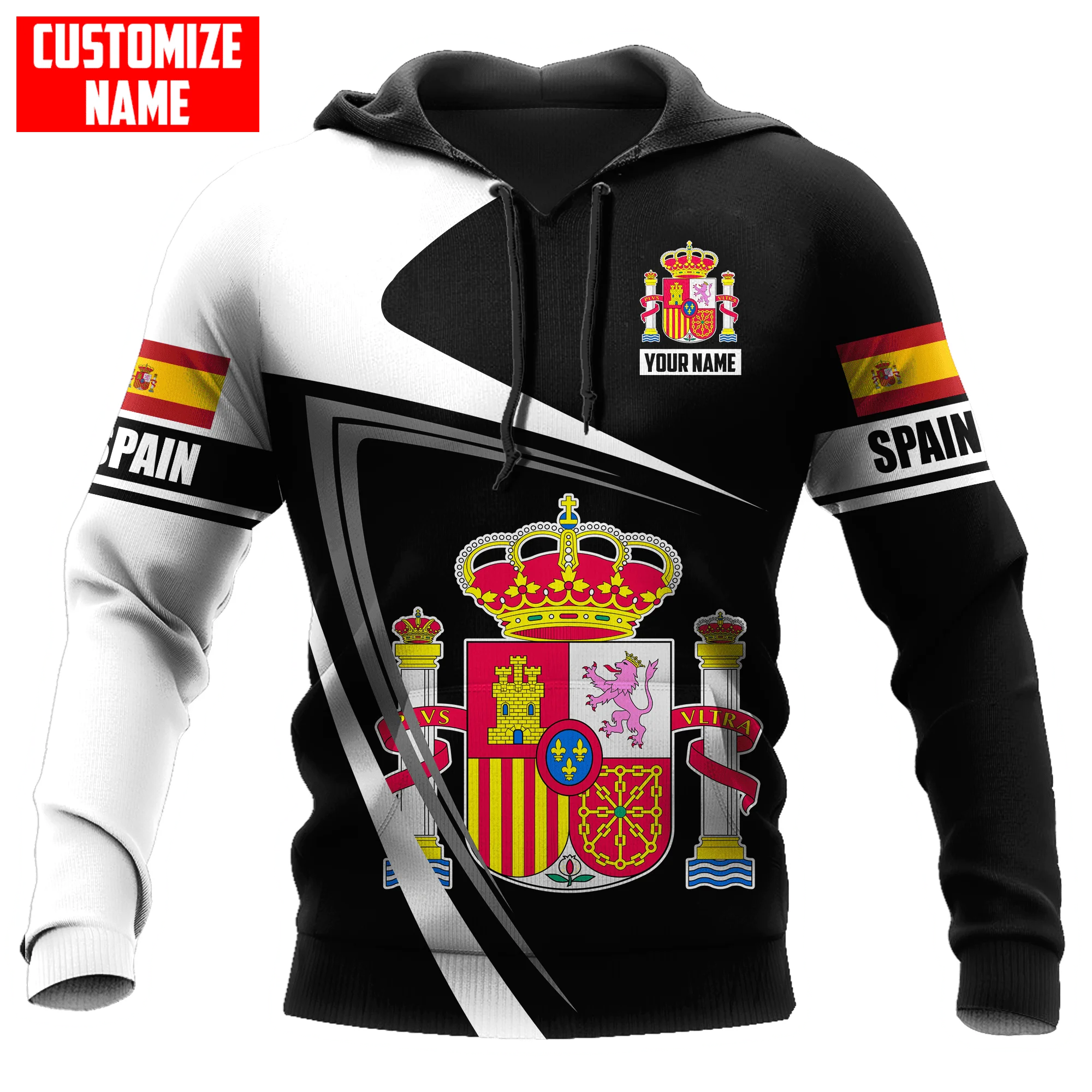 PLstar Cosmos 3 dпечатный новейший флаг Испании пользовательское имя подарок