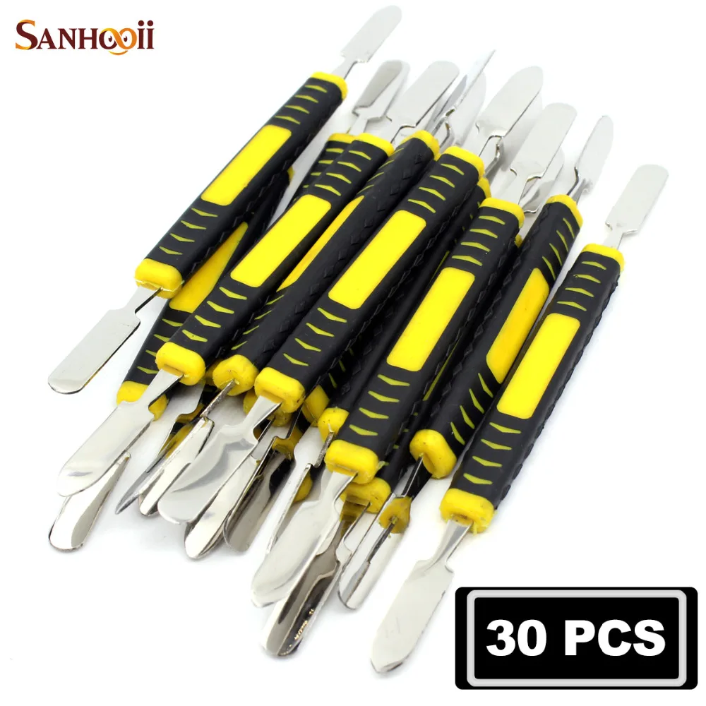 

30x металлический Spudger мобильный телефон, инструмент для ремонта открывания для iPhone, ноутбука, планшета, ремонта, оптовая продажа гаджетов ZM56