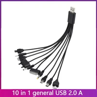 10 in 1 usb cable usb to multi plug cell phone charger cable universal travel connectors mobile phone accessories cables