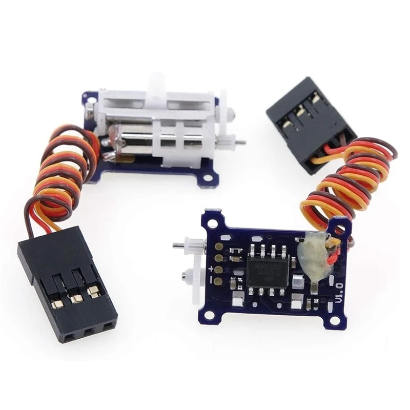 

1Pair Upgraded 9mm Stroke 1.5G Mini Digital Servo Linear Servo JR Plug for RC Airplane Fixed-Wing DIY Model