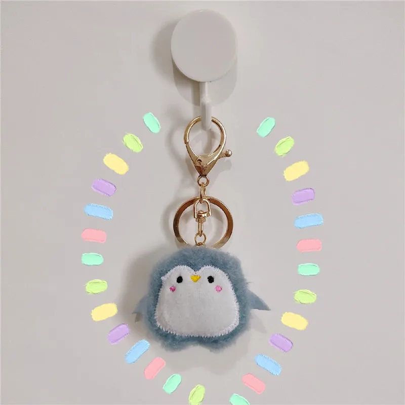 

Cute Little Penguin Keychain Creative Plush Toys Women Bag Decoration Accessories Car Key Pendant Charm Jewelry Keying Fine Gift