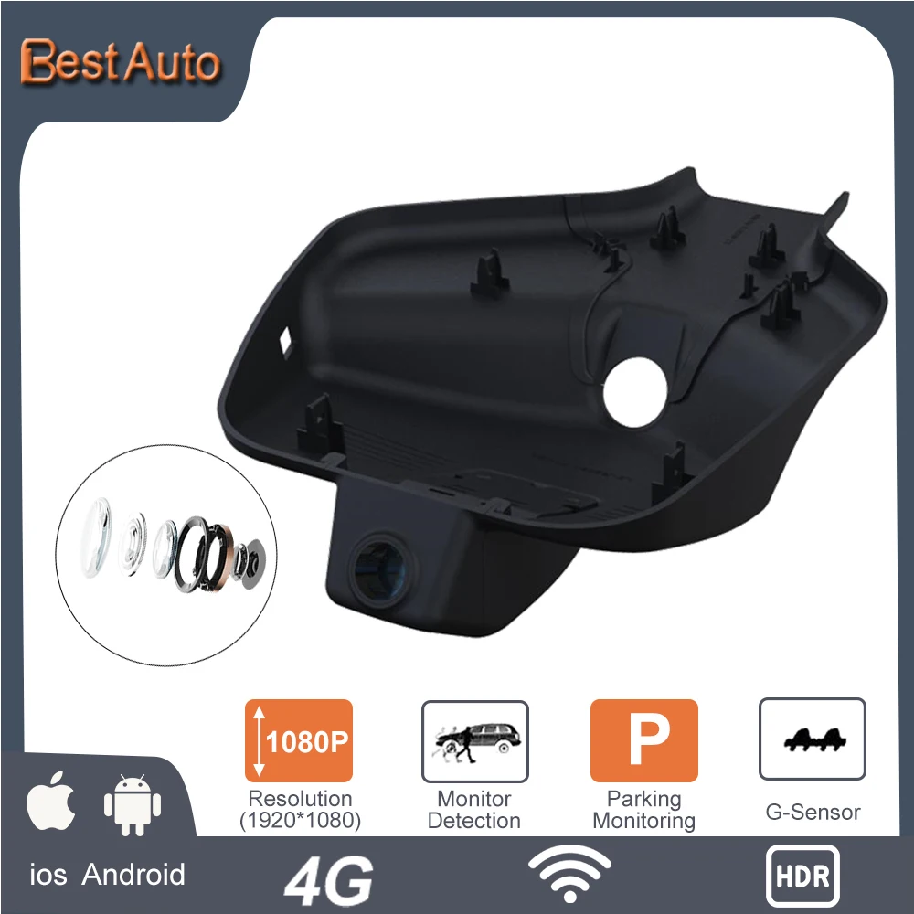 

APP Control G-sensor Novatek 96672 Cyclic Recording Wifi Dash Cam Digital Video Recorder for Ford New Edge Sony IMX323