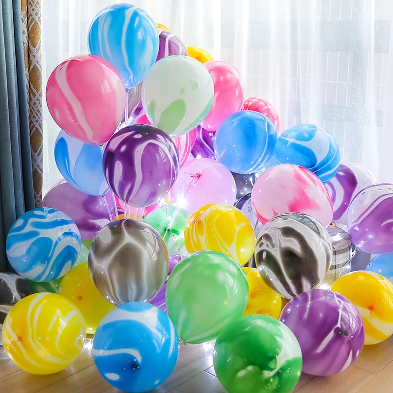 

30pcs 10inch Pink Marble Agate Latex Balloons for Birthday Party Balloons Decoration Wedding Baby Shower Festival Photobooth