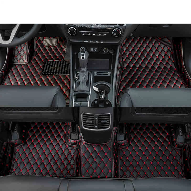 Lsrtw2017 кожаные автомобильные коврики для Hyundai Tucson 2016 2017 2018 2019 2020 2021 коврик ковер