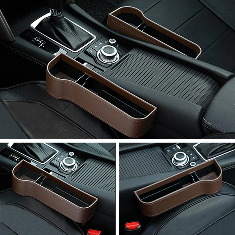 Автомобильный ящик для хранения автомобильный органайзер чехол сиденья из ПУ