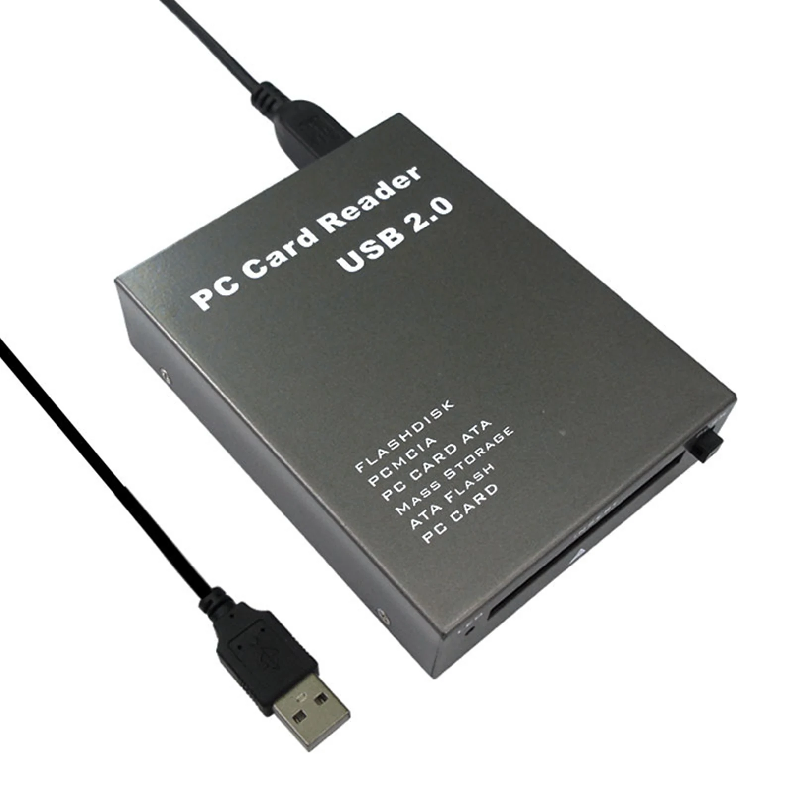 

Black Card Adapter USB 2.0 to PC ATA PCMCIA Adapter Flash Disk Memory Card Reader Plug & Play 110*90*23mm