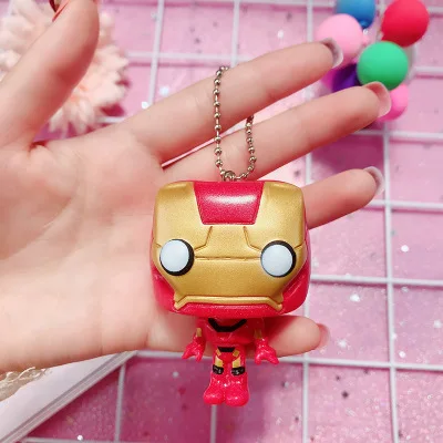 Модные Новые поп игрушки брелок Marvel Капитан Америка Железный человек брелок Дети Чудо Женщины брелок сумка Подвеска ювелирные изделия - Цвет: Big19