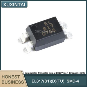 100Pcs/Lot EL817 (S1) (D) (TU) EL817 (S1)Optoisolator Transistor Output 5000Vrms 1 Channel 4-SMD