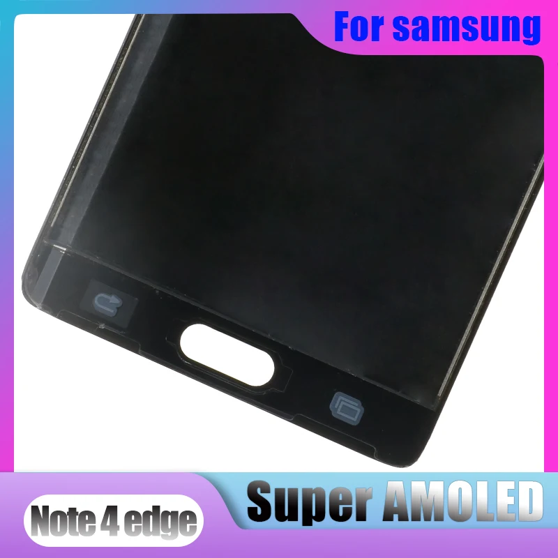 ЖК дисплей Super AMOLED 5 6 &quotNote 4 Edge для Samsung Galaxy Note4 N915 N9150 N915F с сенсорным экраном и