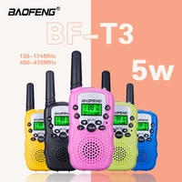 pcs Baofeng Children Mini Walkie Talkie BF-T3 1800mAh PTT Portable Ham Way Radio Communicator UHF Transceiver