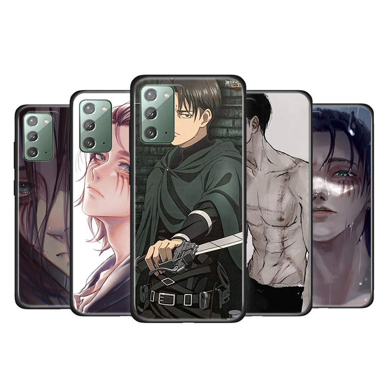 

Hot Anime Attack on Titan for Samsung Galaxy Note 20 Ultra 10 Plus 5G M62 M60S M40 M31S M21 M10 F52 Soft Black Phone Case
