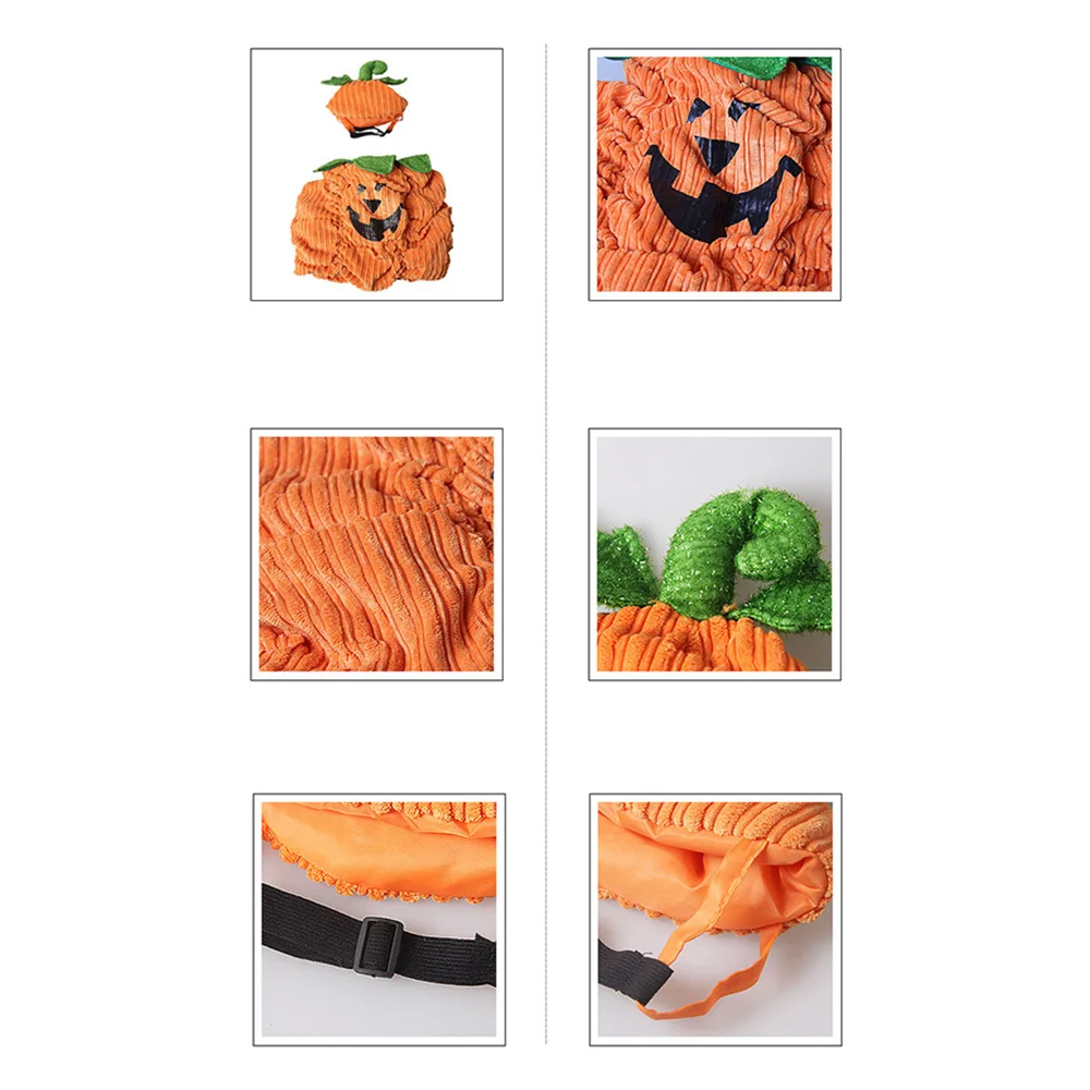 Одежда для Хэллоуина собаки тыквы вечерние костюмы домашних животных