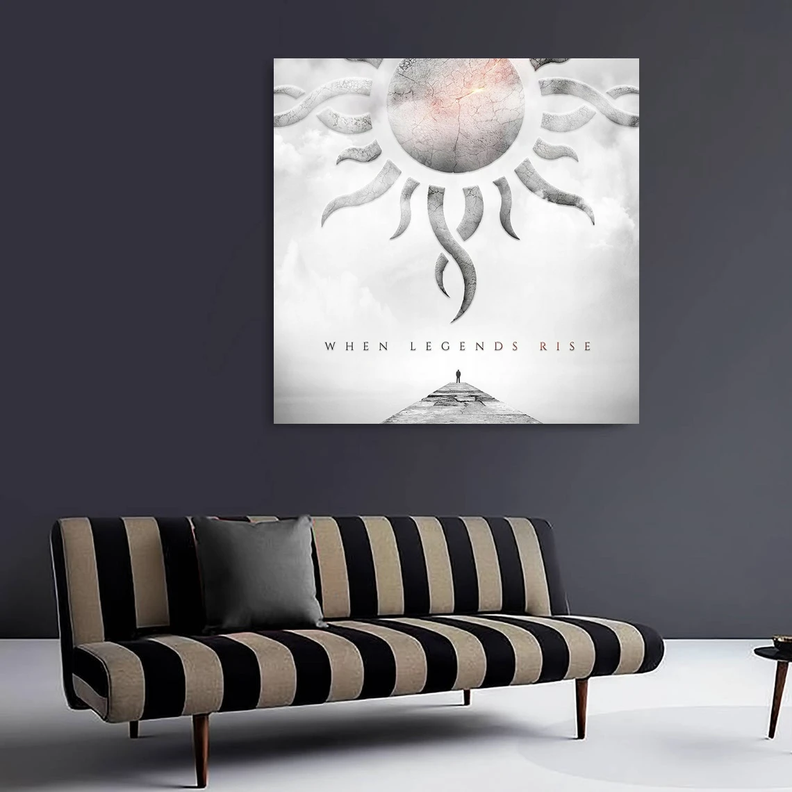 Godsmack When Legends Rise музыкальный альбом холст плакат искусство хип-хоп рэпер