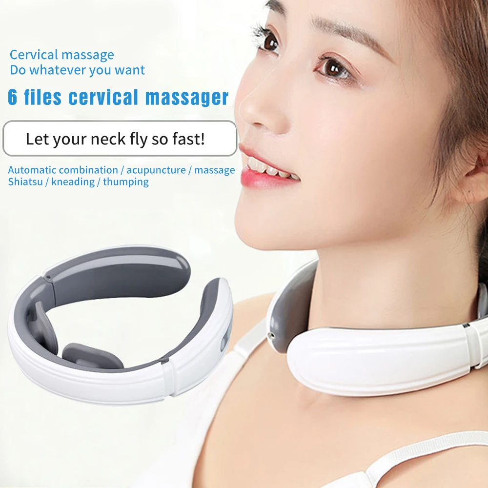 

Hot 4D Neck Massager & Pulse Back 6 Modes Power Control Far Infrared Heating Pain Relief Tool Health Care Relaxation Machine