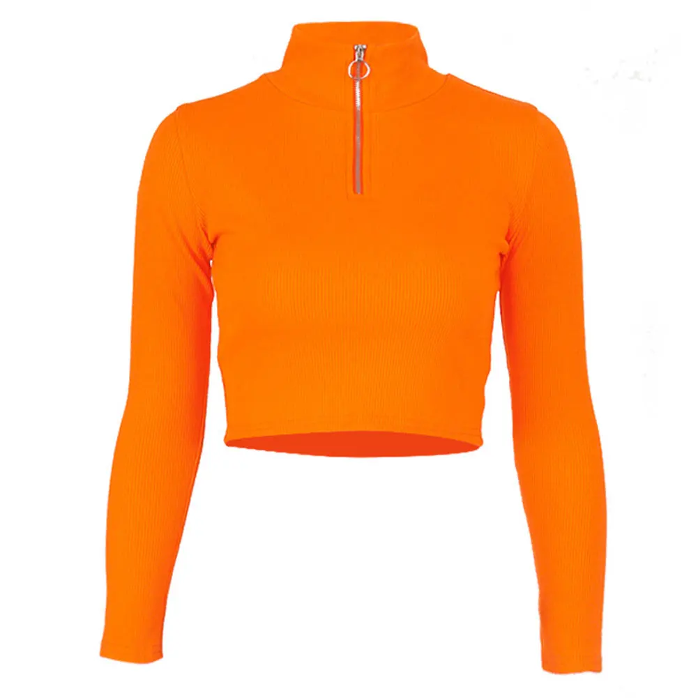 Женская трикотажная водолазка готическая Сексуальная облегающая эластичная