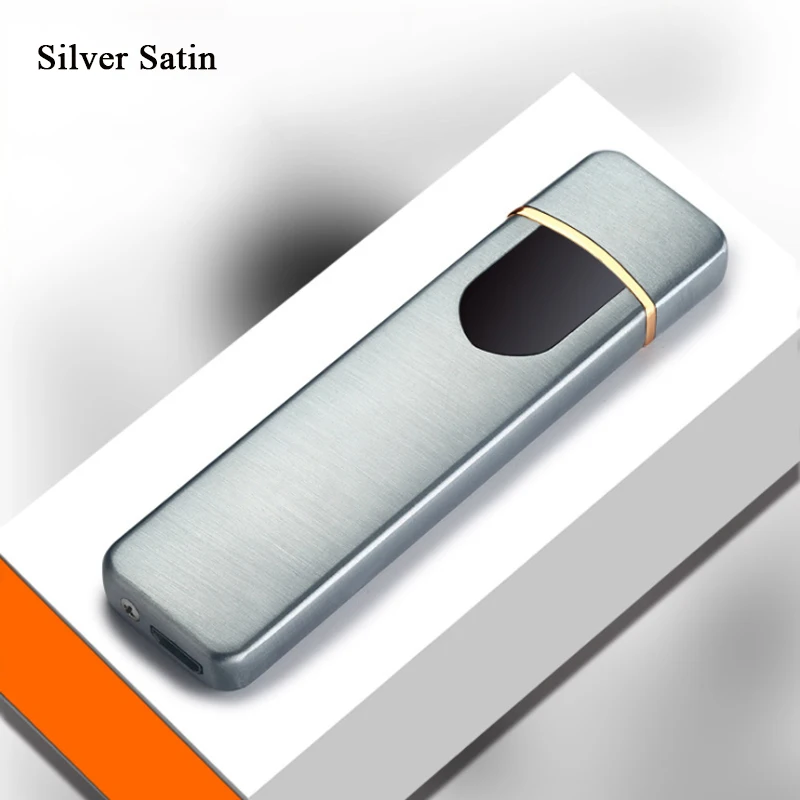 USB перезаряжаемые беспламенные зажигалки для свечей из цинкового сплава