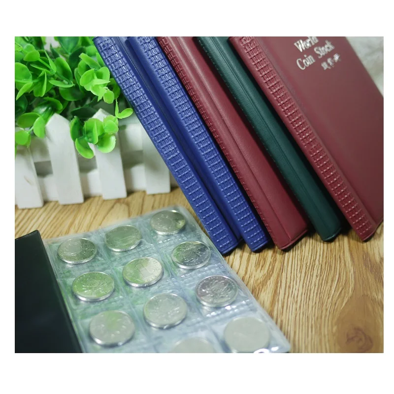 120 карманов сумка для хранения монет органайзер сбора денег Мини Пенни коллекция