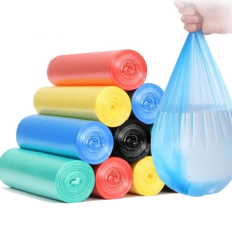 

30Pcs/roll 45*55cm Kitchen Garbage Bag / Plastic Trash Bag Home Waste Trash Bags/ Thickened Breakpoint Cleaning Waste Bag