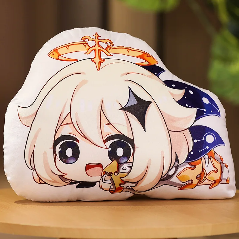 

Game Genshin Impact Paimon Klee Amber Aether Lumine Plush Dolls Throw Pillow Stuffed Cushion Bag Pendant Keychain Toy Xmas Gift