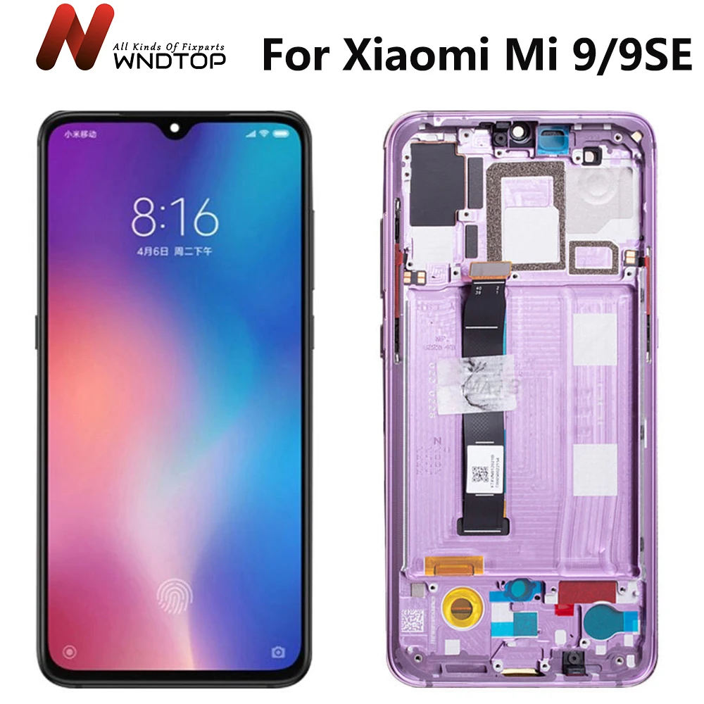 

Amoled-экран 6,39 дюйма для Xiaomi Mi 9, ЖК-дисплей, дигитайзер, сенсорный экран M1903F, замена для Xiaomi Mi9, ЖК-дисплей Mi 9 SE, ЖК-дисплей