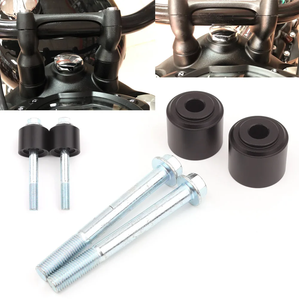 

Motorcycle Pair Handlebar Risers kit Mount Clamp For Triumph Bonneville T100 T120 2016-2019 Scrambler1200XC Street twin