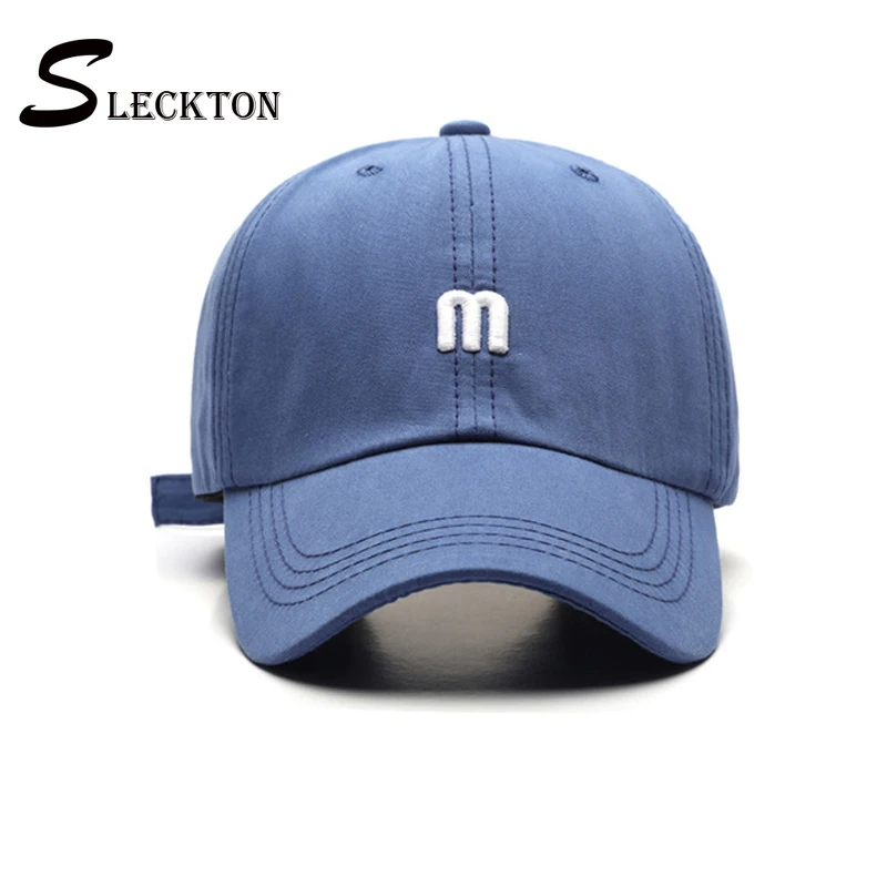 SLECKTON Mens Cotton Baseball Cap for Women and Men Fashion Snapback Hats M Embroidery Hat Casual Summer Visors Gorras Unisex | Аксессуары