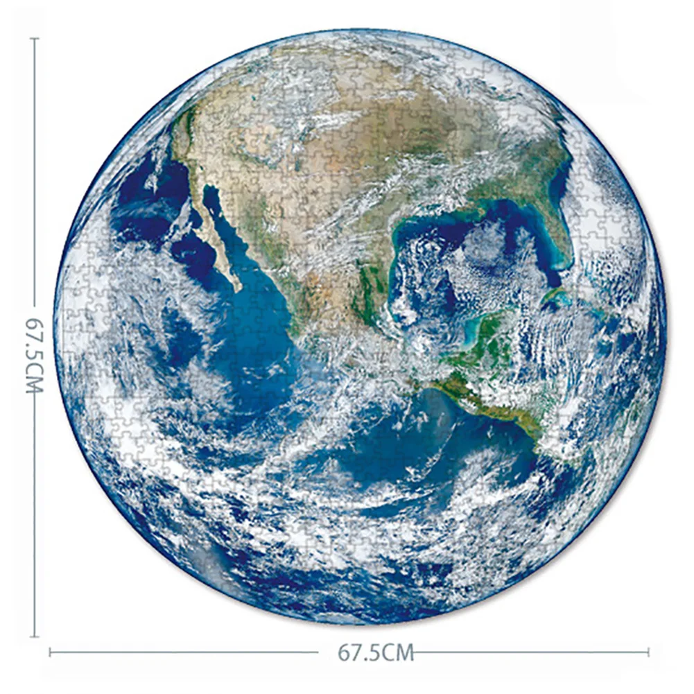 

1000pcs Earth Puzzle DIY Paper Jigsaw Educational Toys for Kids Adults Children Teaser Assemble Toy Games Jigsaw